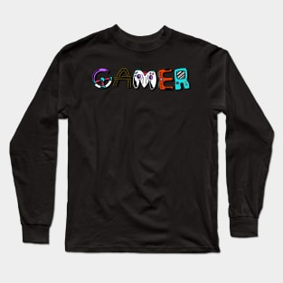 Gamer Letters Long Sleeve T-Shirt